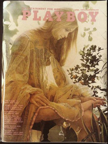 tiffany bolling playboy|Playboy Magazine ~ April 1972 (Rosie Holotik)